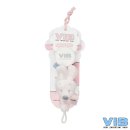 VIB® Baby Schnullerkette Plüsch Hase Schnullertier  - Geschenk Geburt Weiß
