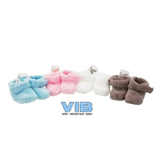 VIB® Baby Booties kuschelig weiche SCHÜHCHEN FÜR NEUGEBORENE Winter Babyschuhe