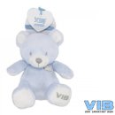 VIB® Baby Plüschbär 35 hellblau Kuscheltier Schmusetier Teddy - Geschenk Geburt