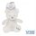 VIB® Baby Plüschbär 35 weiß Kuscheltier Schmusetier Teddy - Geschenk Geburt