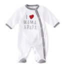 Baby Sweets Schlafanzug I Love Mama &amp; Papa...