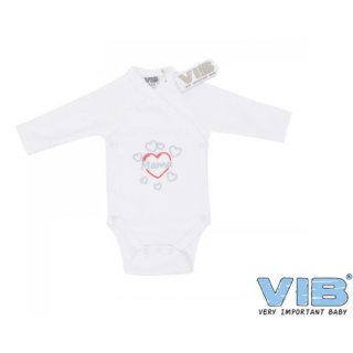 VIB® Baby Body Wickelbody Langarm Mama Erstlingsausstattung