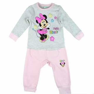 Disney Minnie Mouse Baby Set Hose und Shirt grau rosa 2-Teiler Minnie Maus