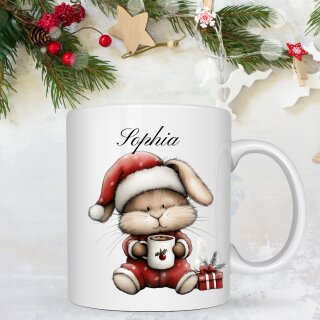 🐰 Hase mit Tasse & Geschenk